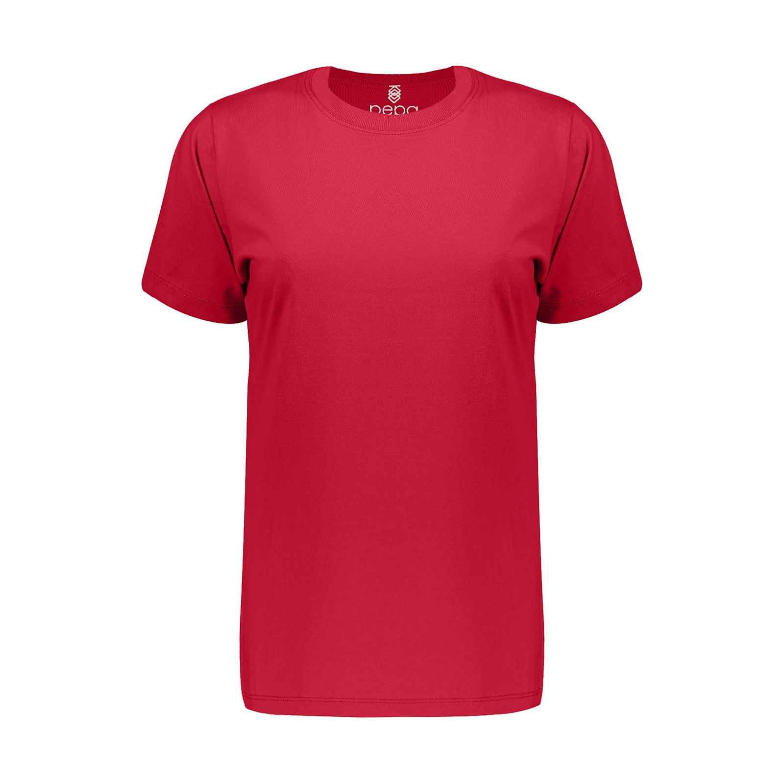 تی شرت آستین کوتاه زنانه پپا مدل Plain رنگ قرمز -  - 1