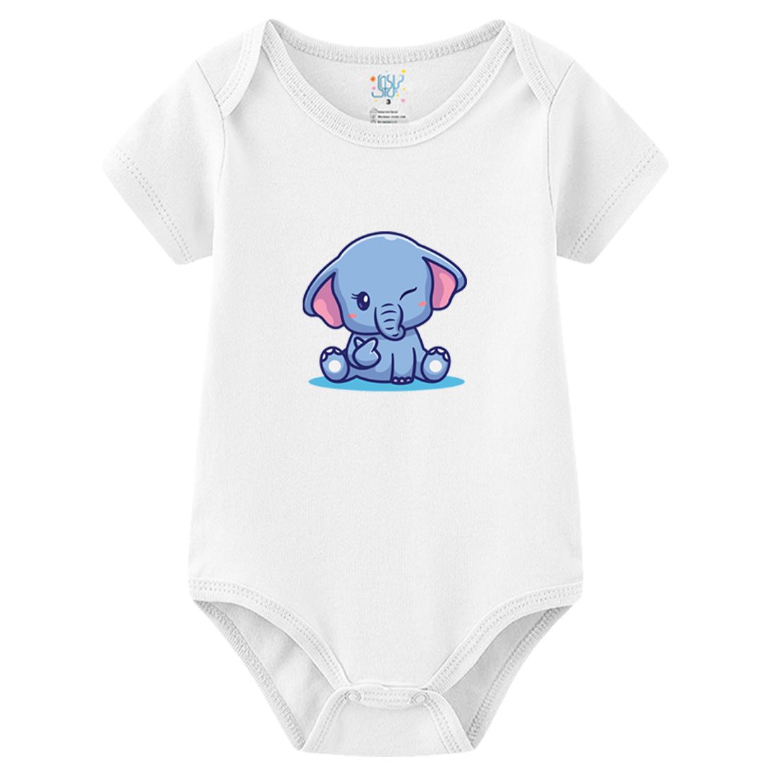 بادی آستین کوتاه نوزادی نیل کوک مدل FunG مجموعه 4 عددی -  - 4