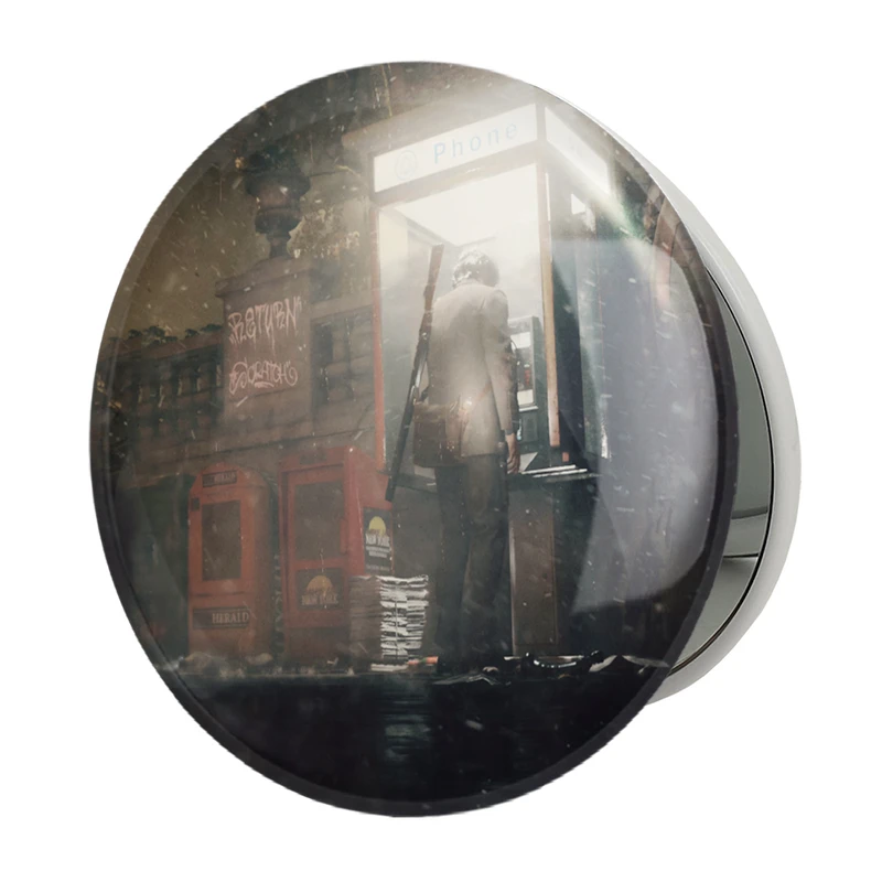 آینه جیبی خندالو طرح بازی آلن ویک (Alan Wake) مدل تاشو کد 31314