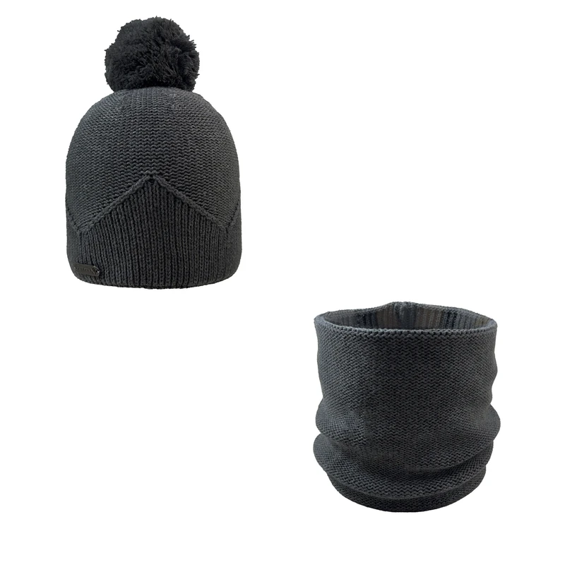 ست کلاه و شال گردن بافتنی بچگانه اندلس مدل 70053