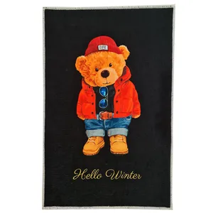 پادری طرح خرس کد 1 سایز 50x70 سانتی متر