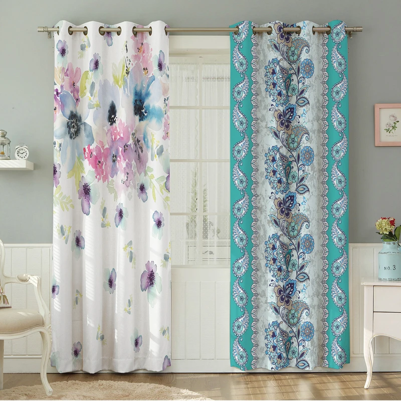 پرده نیروانا طرح  مدل مخمل کد 4612 سایز 140×280 سانتی متر