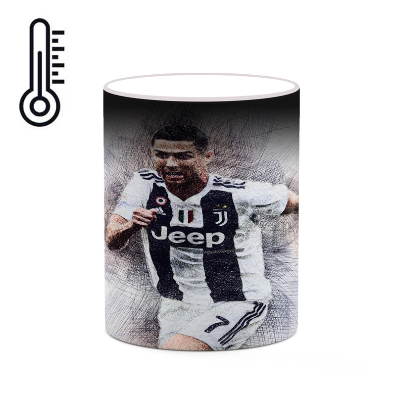 ماگ حرارتی کاکتی طرح Ronaldo رونالدو مدل mgh43025
