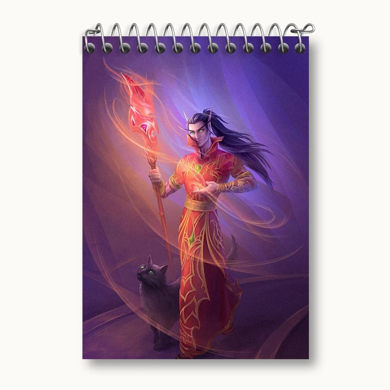 دفتر یادداشت 50 برگ خندالو مدل بازی دنیای وارکرفت (World of Warcraft) کد 31825