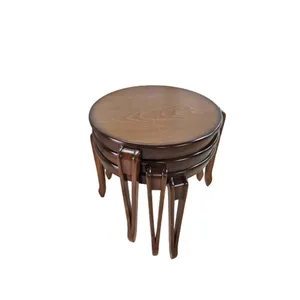 میز عسلی مدل خرچنگی ساده CH110 مجموعه 3 عددی