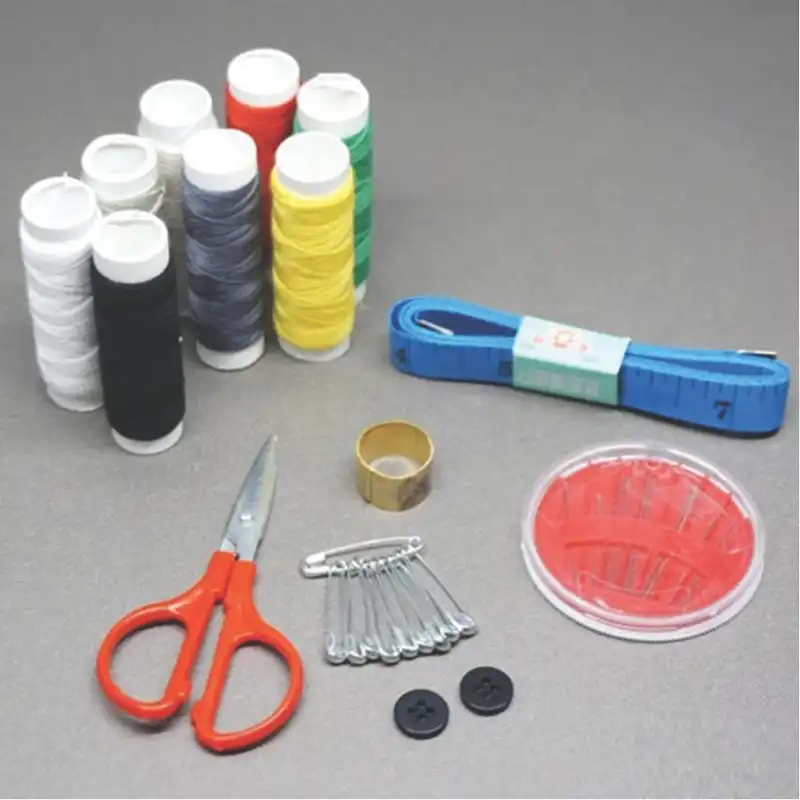 جعبه نخ و سوزن طرح مسافرتی مدل SMA مجموعه 42 عددی