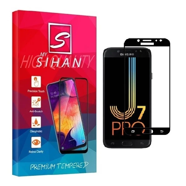 محافظ صفحه نمایش مای سیحان مدل FUL مناسب برای گوشی موبایل سامسونگ Galaxy J7 Pro