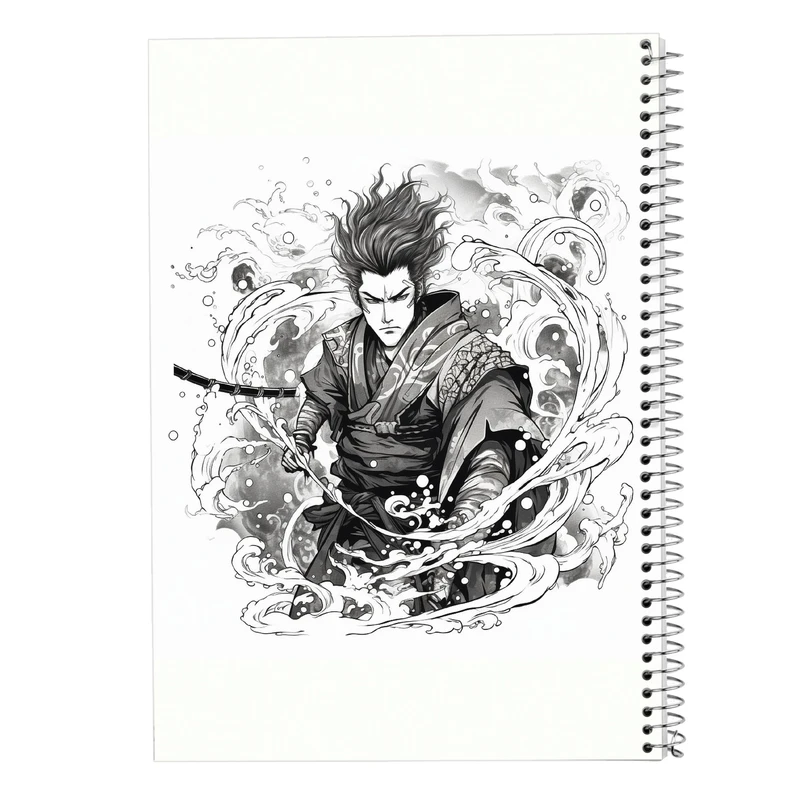 دفتر نت موسیقی 50 برگ مدوپد مدل Demon Slayer کد DF10485