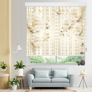 پرده زبرا زیو مدل 3D-1158 سایز 150x150 سانتی متر