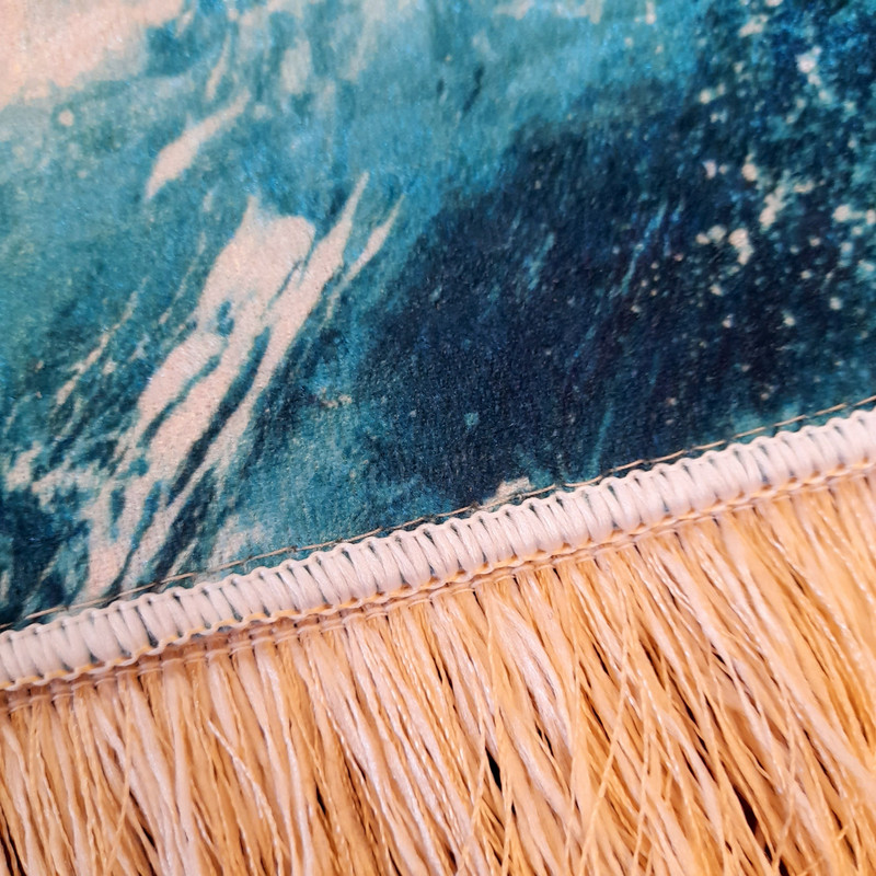 فرش پارچه ای طرح کودک مدل ترمزدار کد B005