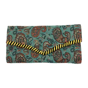 کیف پول زنانه مدل سنتی طرح گلیم آینه دار کد 108