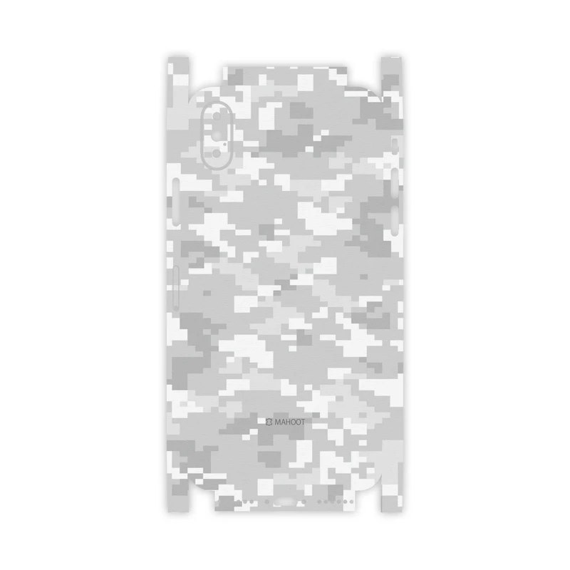 برچسب پوششی ماهوت مدل Army-Snow-Pixel-FullSkin مناسب برای گوشی موبایل اپل iPhone X