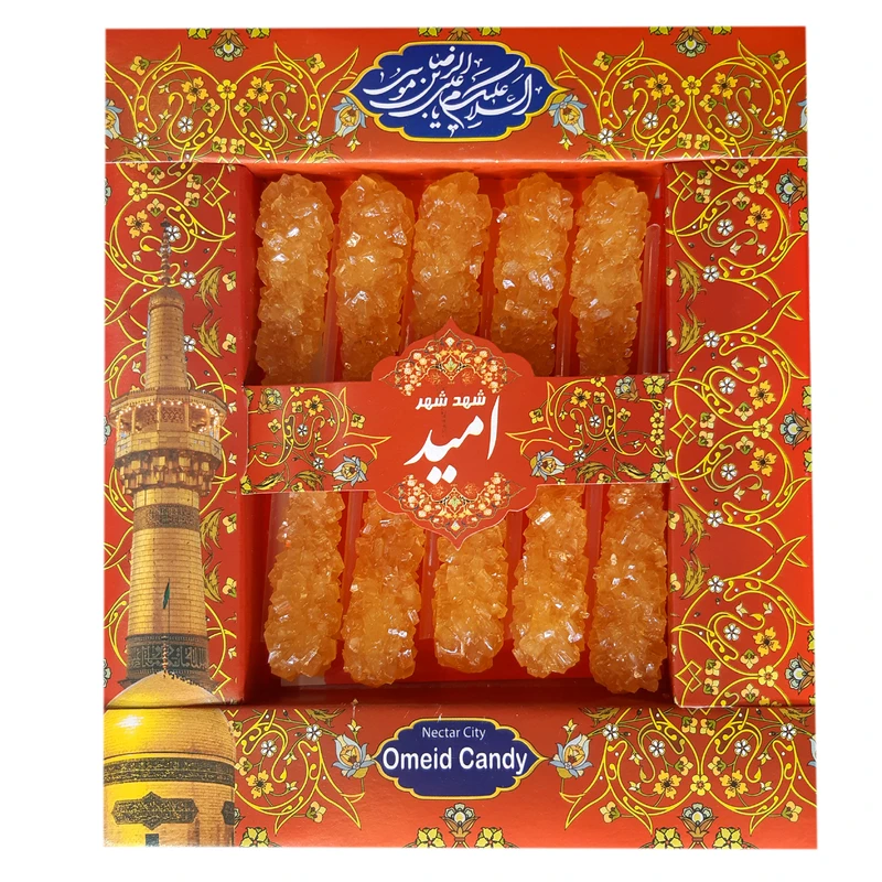 نبات نی دار زعفرانی شهد شهر امید بسته 10 عددی