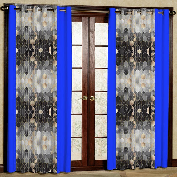 پرده مدل مخمل پانچی کد 7659 سایز 280x140 سانتی متر