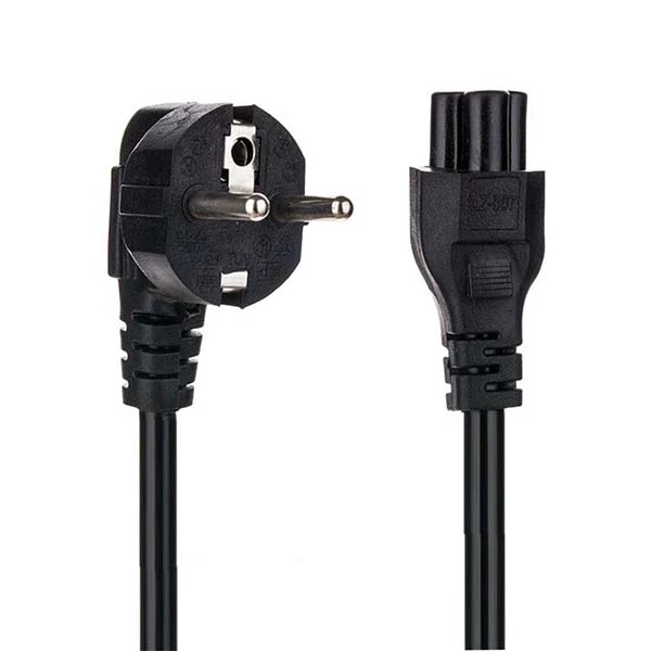 کابل برق سه پین منبع تغذیه لپ تاپ ونتولینک طول 1.5 متر