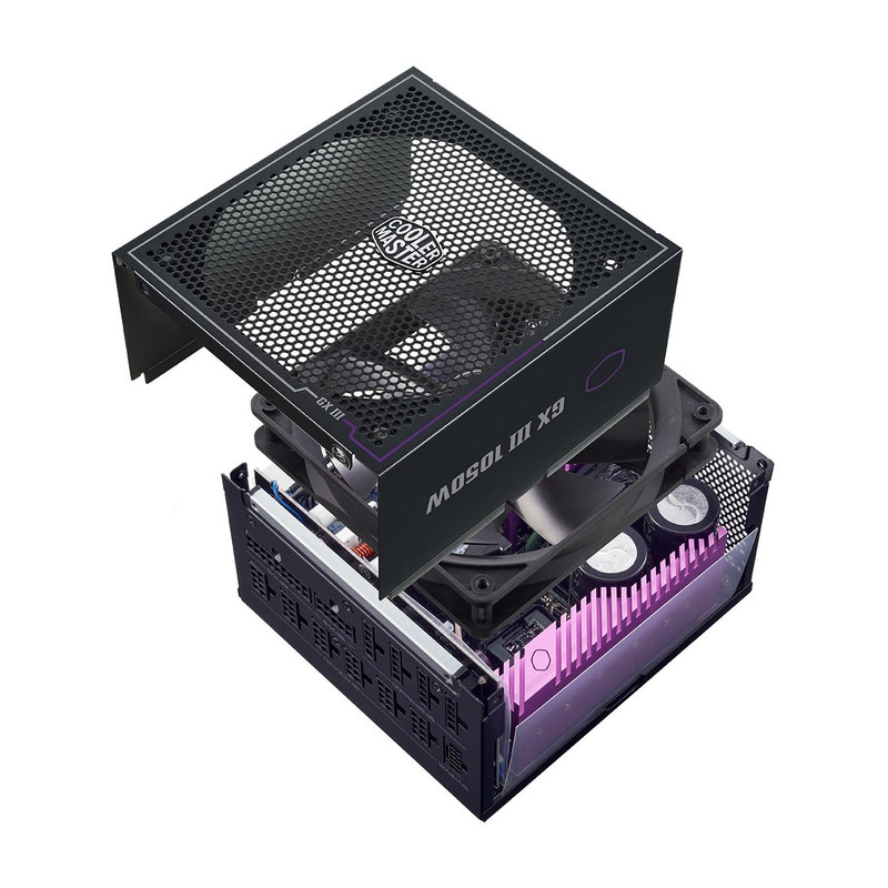 منبع تغذیه کامپیوتر کولر مستر مدل GX III GOLD 1050 BK