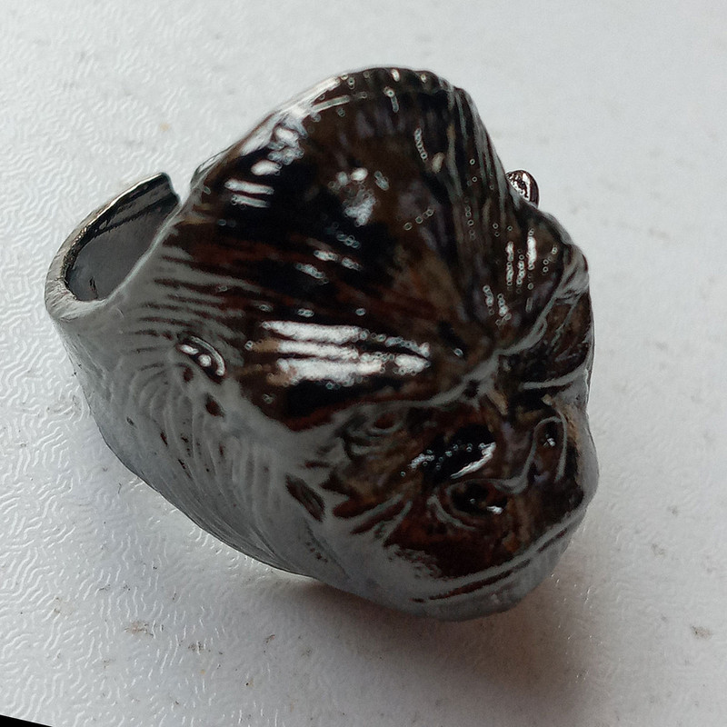 انگشتر مردانه مدل گوریل کد AS-GOR3