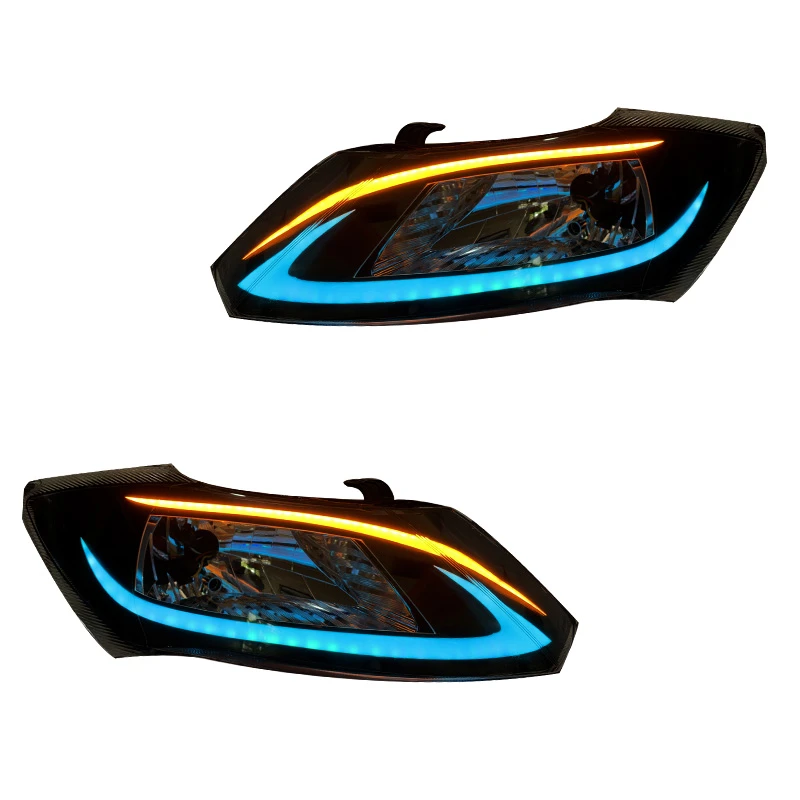 چراغ جلو خودرو گروه پژوهش صنعت مدرن مدل Lexus مولتی کالر مناسب برای ساینا و کوئیک بسته دو عددی