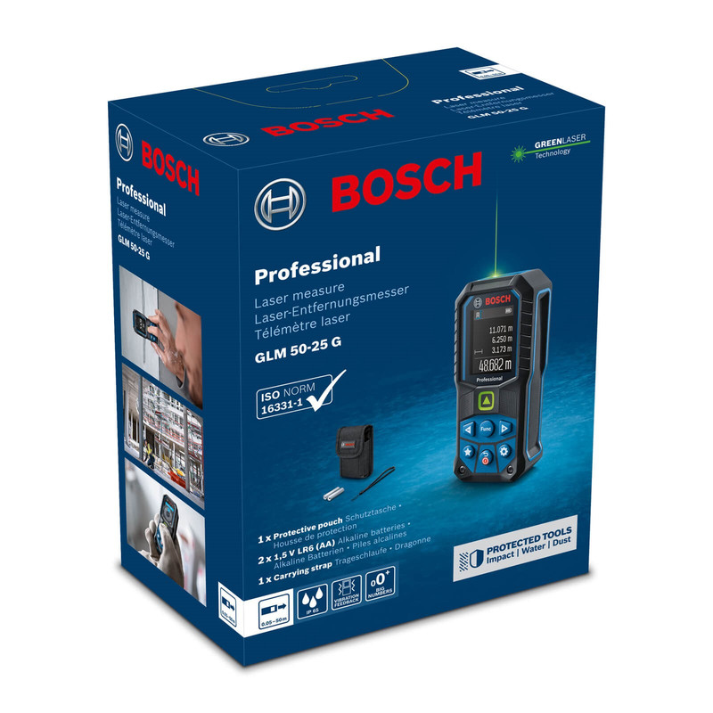 متر لیزری بوش مدل GLM 50-25 G