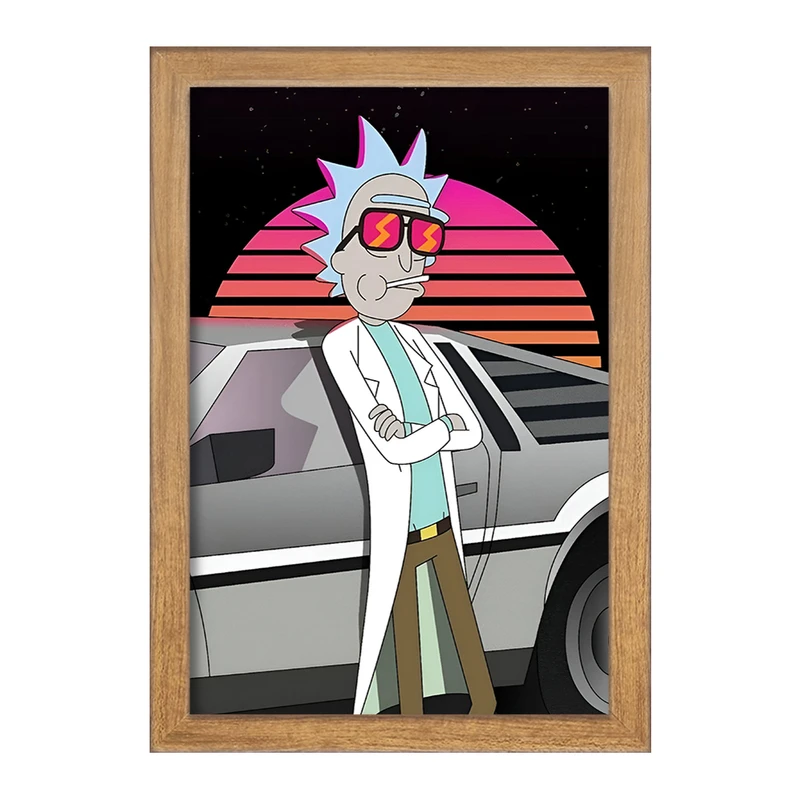 تابلو خندالو مدل ریک و مورتی (Rick and Morty) کد F4009