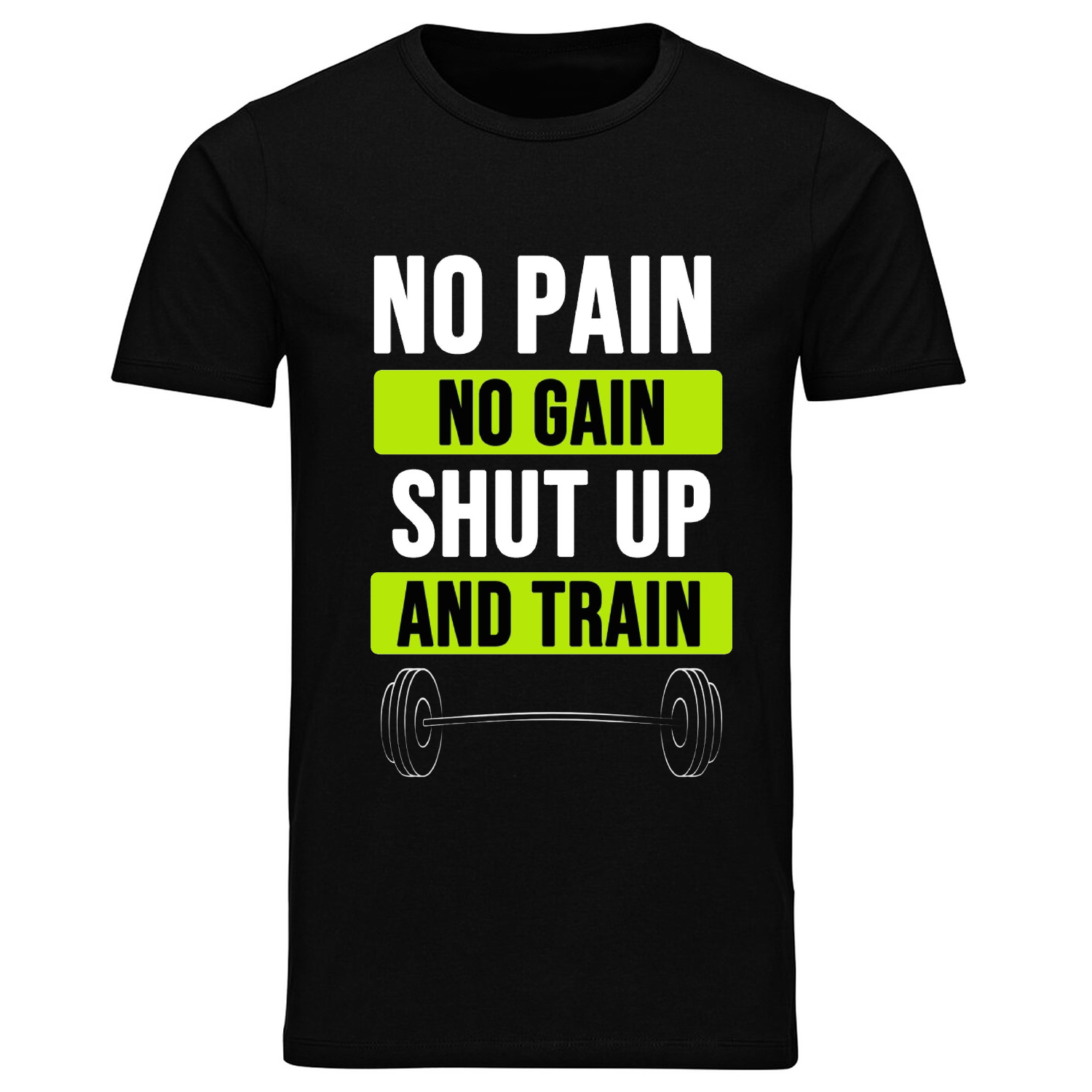 تی شرت ورزشی مردانه مدل no pain no gain