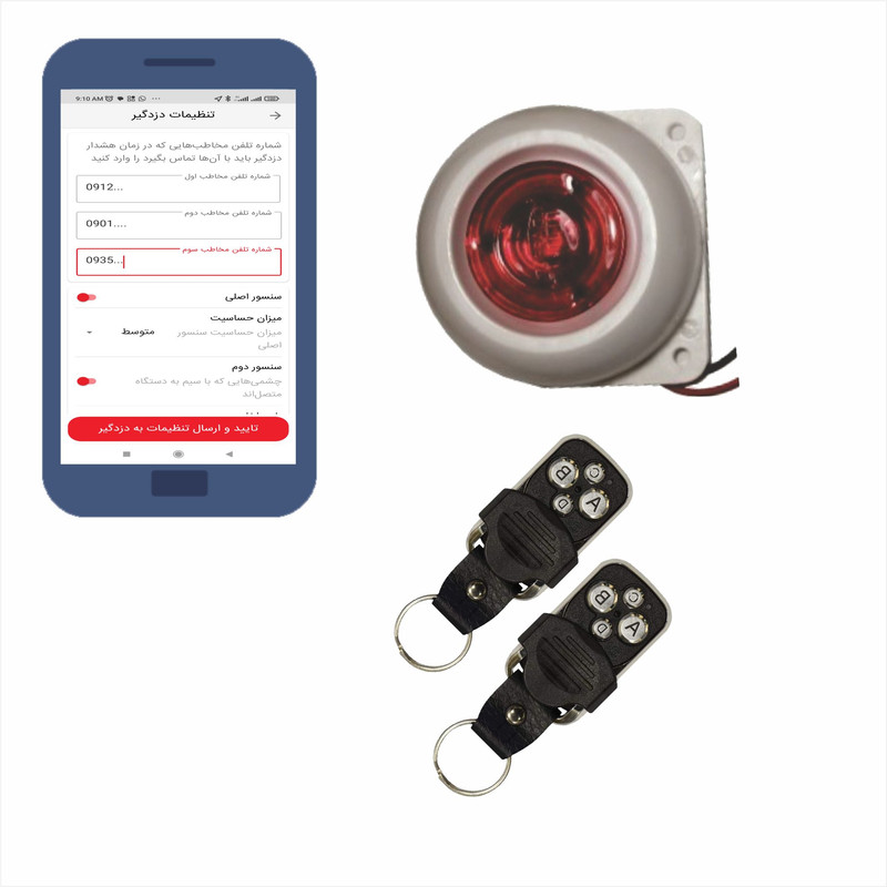 دزدگیر اماکن سیم کارتی اپتیماگارد مدل OGC220MS