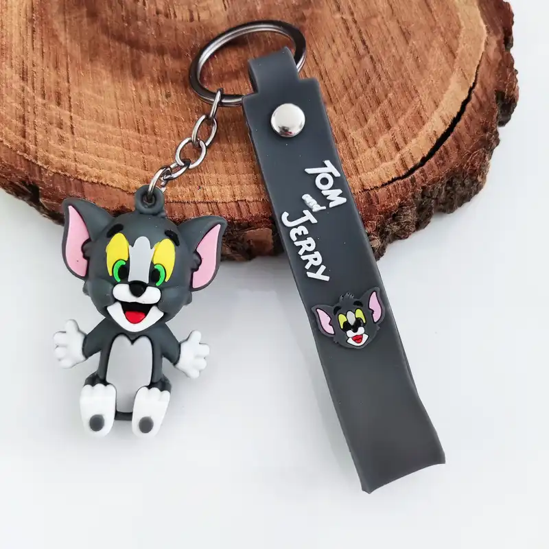 جاکلیدی مدل سیلیکونی طرح موش و گربه تام و جری کد DB20 بسته 2 عددی