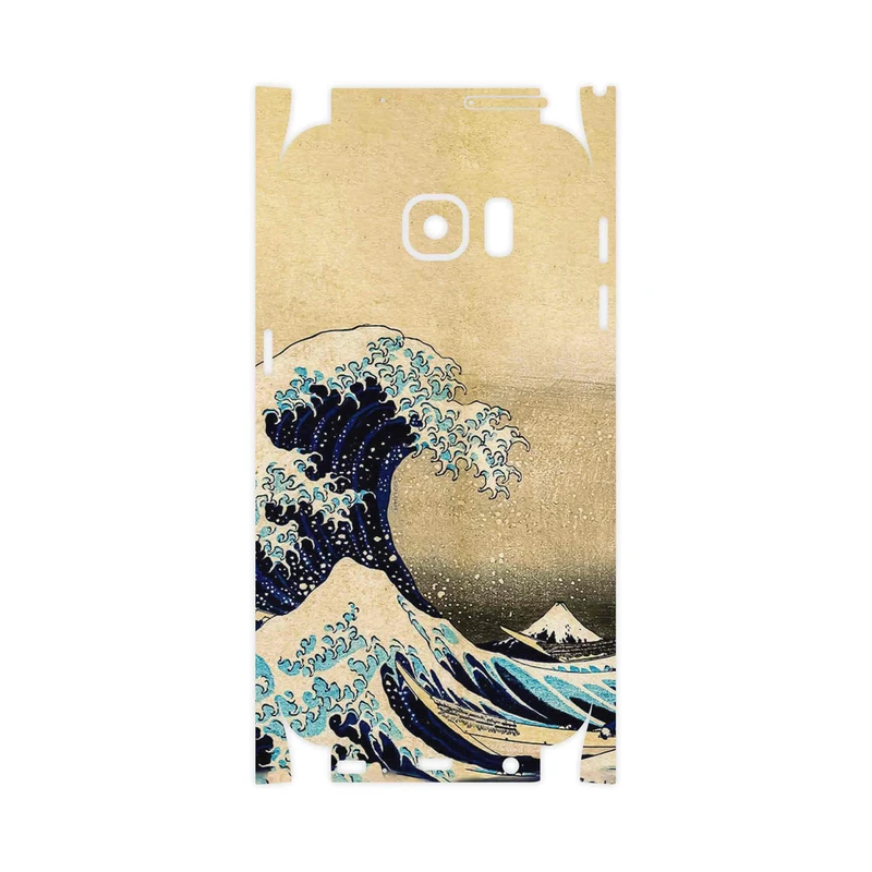 برچسب پوششی ماهوت مدل The Great Wave off Kanagawa of Hokusai-FullSkin مناسب برای گوشی موبایل سامسونگ Galaxy S7