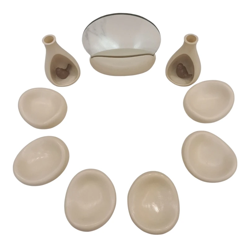 مجموعه ظروف هفت سین 10 پارچه مدل مینیمال