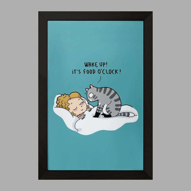 تابلو خندالو مدل گربه Cat  کد 23293