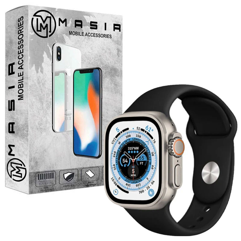 بند مسیر مدل Silicone Strap مناسب برای ساعت هوشمند اینفینیتی SP8 Ultra 45mm