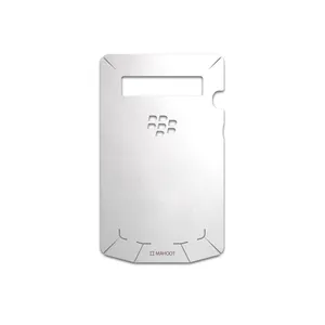 MAHOOT Metallic-White Cover Sticker for BlackBerry Porsche Design P9981