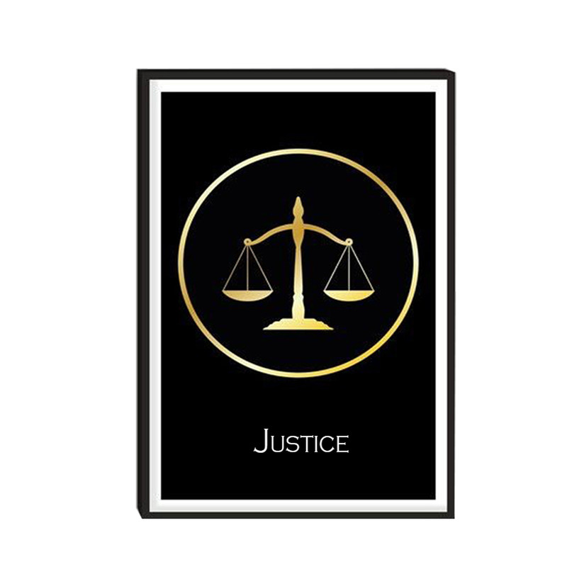 تابلو نقاشی طرح عدالت کد 001