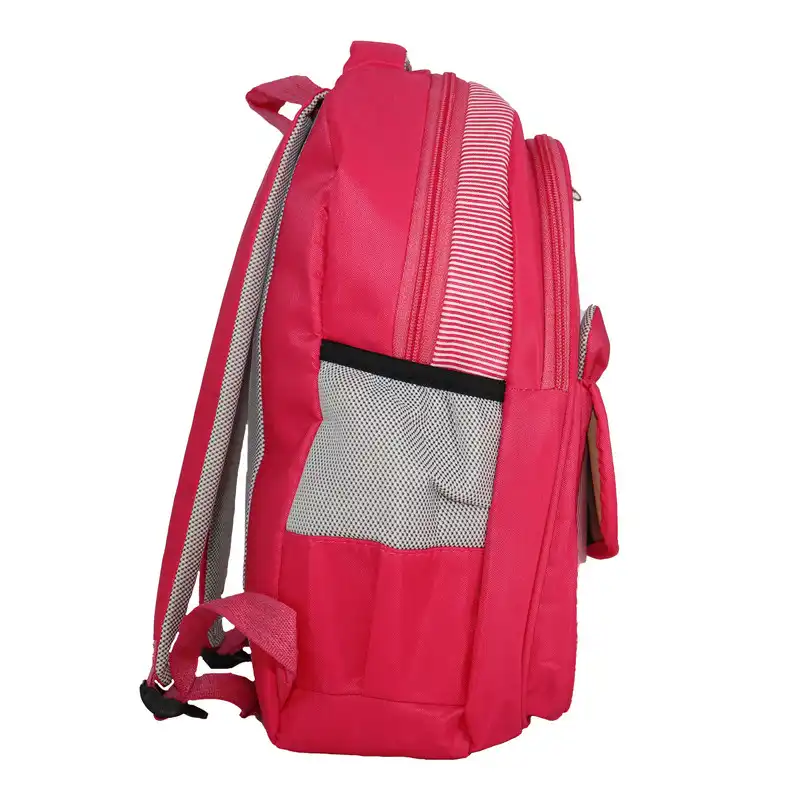 کوله پشتی مدل دخترانه خرسی کد E0058 به همراه جامدادی