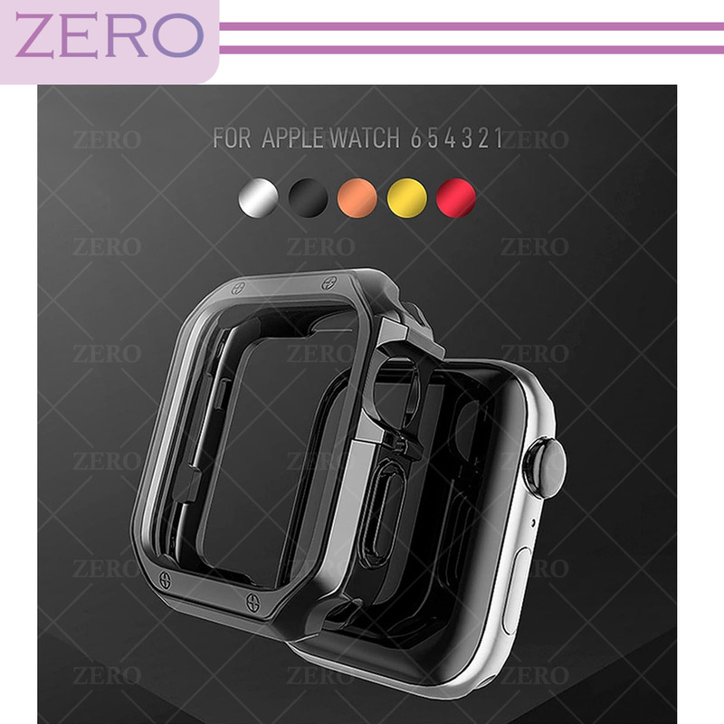 بند زیرو مدل 3Bid-Cover-ZR مناسب برای اپل واچ Series SE 2022 Aluminum Case 44mm / SE 2021 Aluminum Case 44mm / Series 5 44mm / Series 6 44mm / SE 44mm به همراه کاور