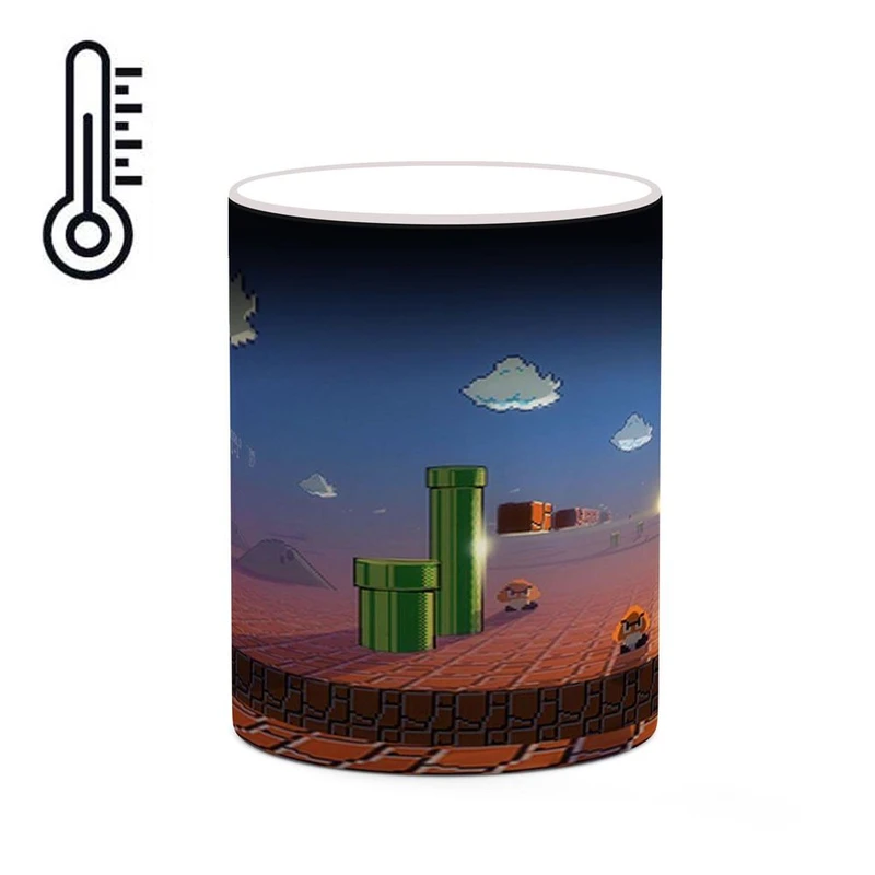 ماگ حرارتی کاکتی مدل بازی سوپر ماریو Super Mario کد mgh30517