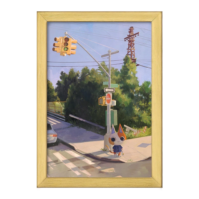 تابلو خندالو طرح بازی انیمال کراسینگ (Animal Crossing) کد 32661