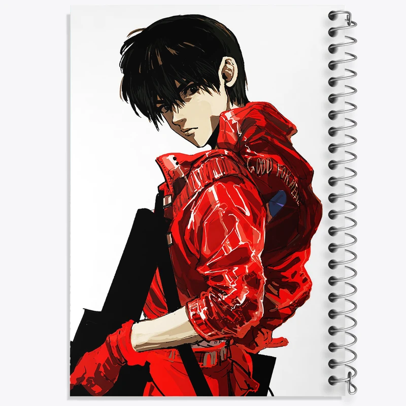 دفتر شطرنجی 50 برگ خندالو مدل کاندا انیمه آکیرا کد 33355