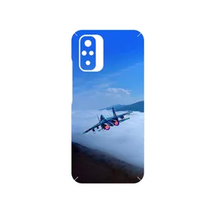 MAHOOT Fighter plane Su27 Cover Sticker for Xiaomi Redmi Note 10