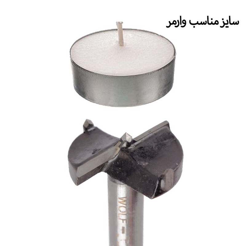 مته گازور وارمر ولف مدل W38-V سایز 38 میلی متر