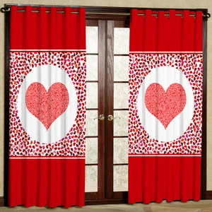 پرده مدل مخمل پانچی کد 4455 سایز 140x280 سانتی متر