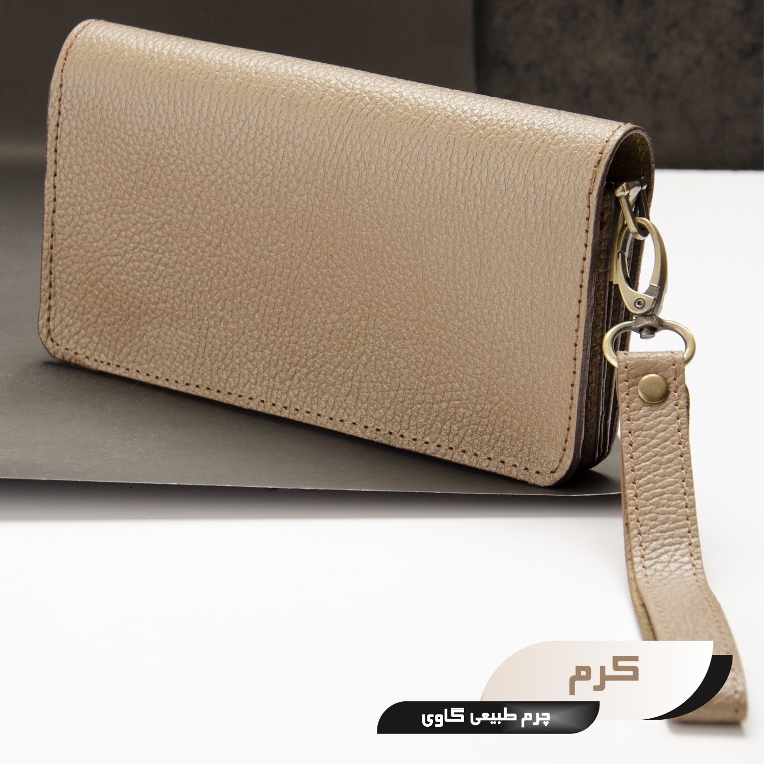 کیف دستی چرم عطارد مدل K09 -  - 9