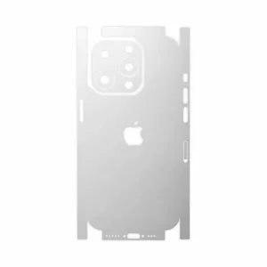 MAHOOT Matte-White-FullSkin Cover Sticker for Apple iPhone 15 Pro