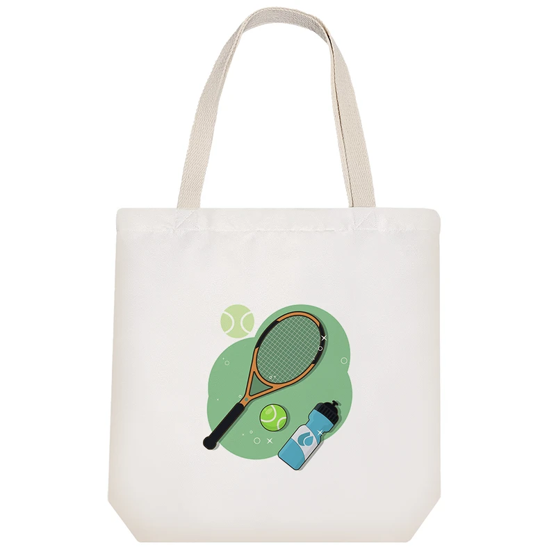 ساک خرید پارچه ای خندالو طرح تنیس مدل توت بگ کد 853