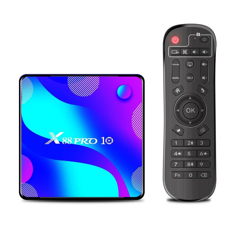 اندروید باکس ایکس‌88 مدل X88 PRO 10 4/128