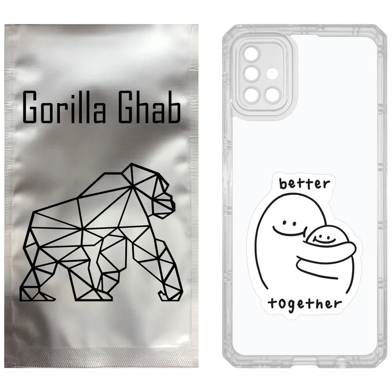 کاور گوریلا قاب مدل CLG کد 90 طرح Together مناسب برای گوشی موبایل سامسونگ Galaxy A51