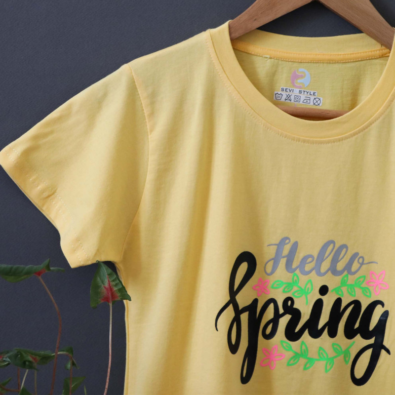 ست تی شرت آستین کوتاه و شلوار زنانه مدل 6051