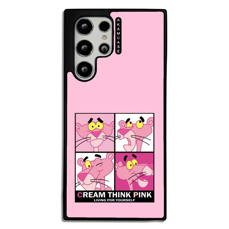 کاور آکام مدل AMC-WSGS22U-PINK PANTHER15 مناسب برای گوشی موبایل سامسونگ Galaxy S22 Ultra