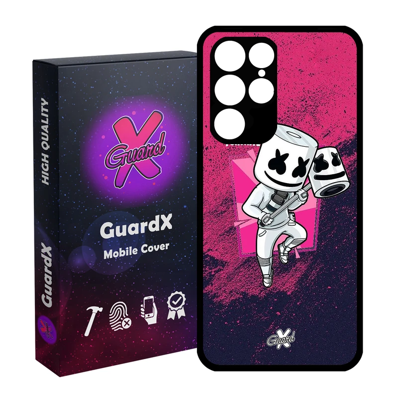 کاور گارد ایکس طرح Fortnite مدل Glass10031 مناسب برای گوشی موبایل سامسونگ Galaxy S22 Ultra