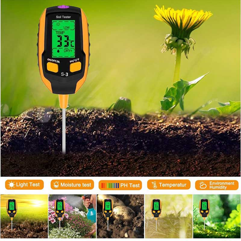 رطوبت سنج و PH سنج خاک مدل NETPIL SN58 رطوبت سنج و PH سنج خاک مدل NETPIL SN58